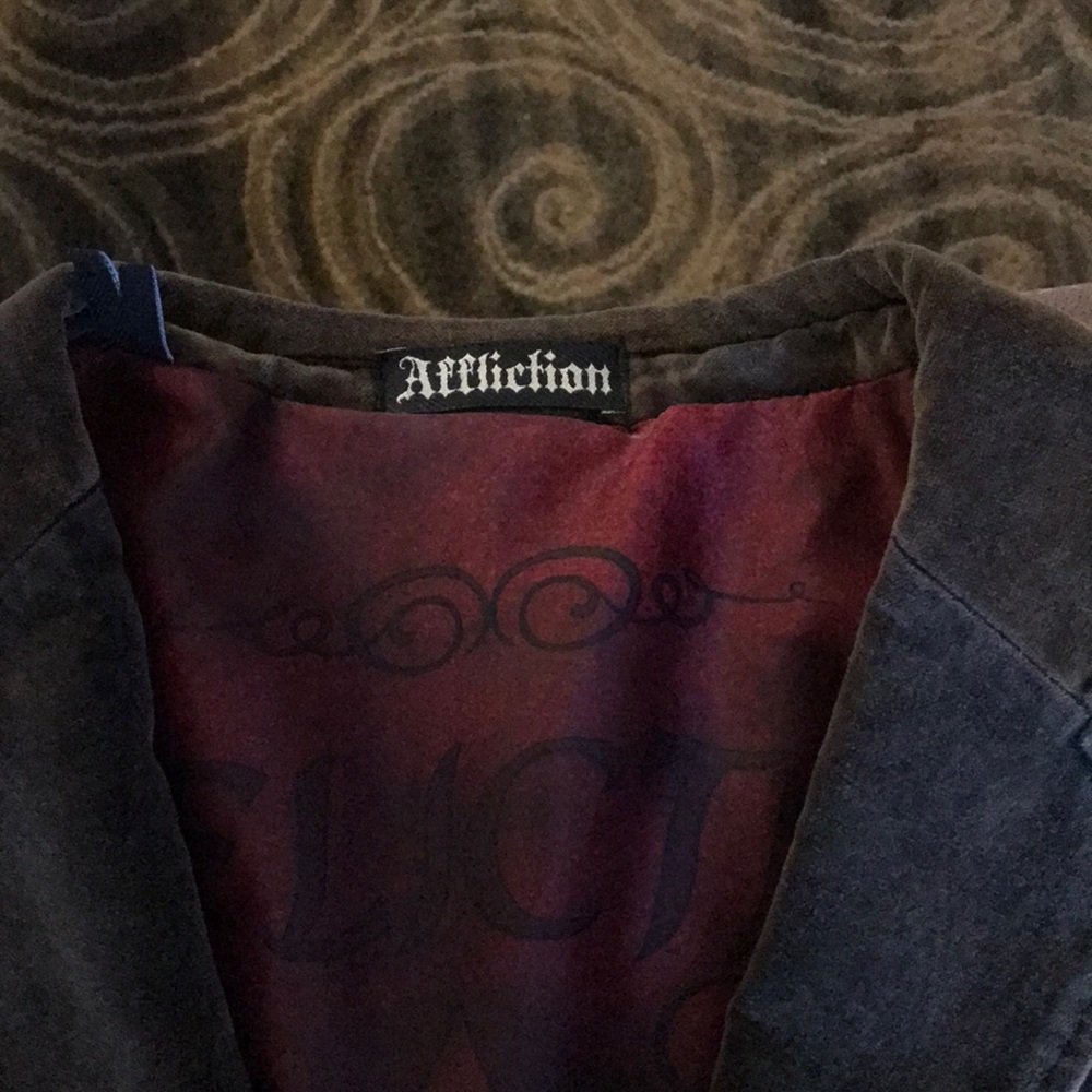Men’s Suede Affliction Blazer